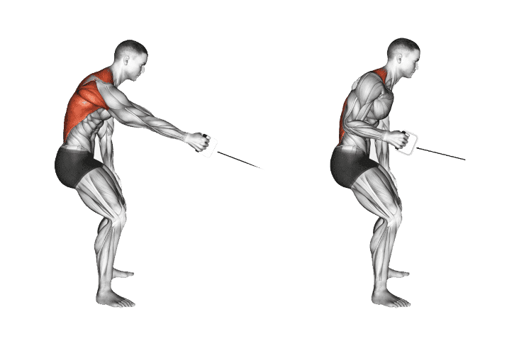 One Arm Standing Low Cable Row