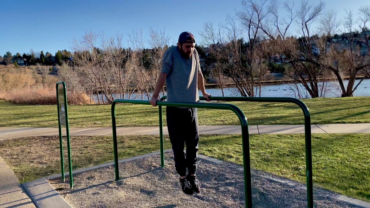 Scapular dip (P-bars)