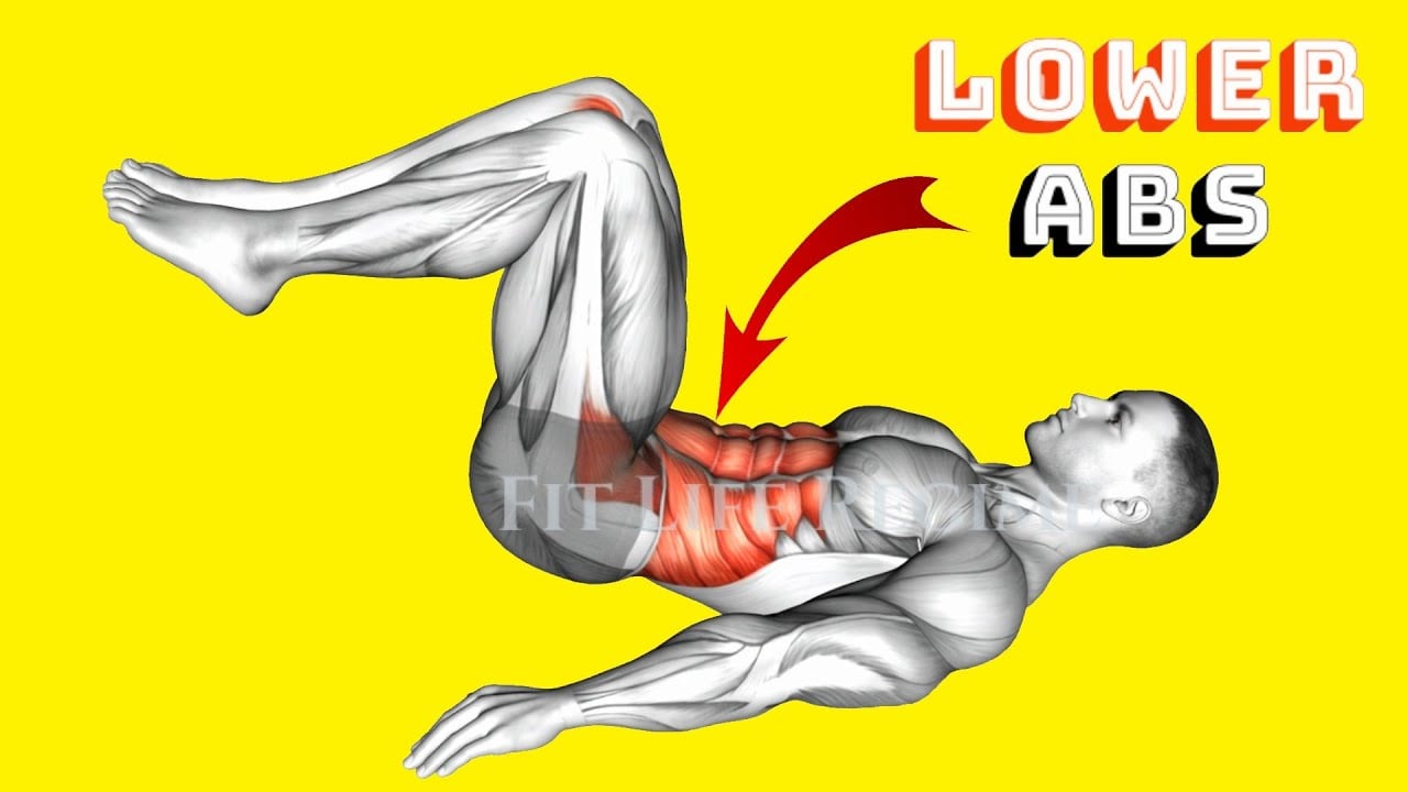 20 MOST EFFECTIVE Lower Abs Exercises (EASIEST TO HARDEST)