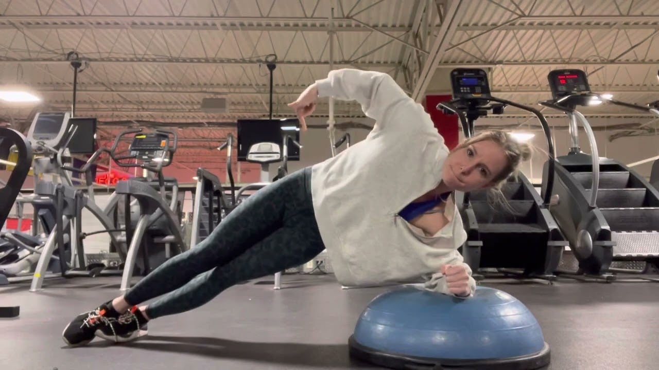 Side plank - BOSU BALL