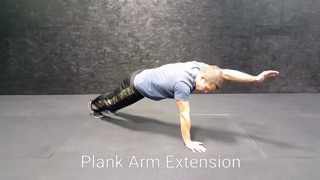 Plank Arm Extension