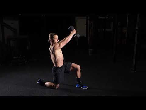 Half Kneeling DB Low to High Chop