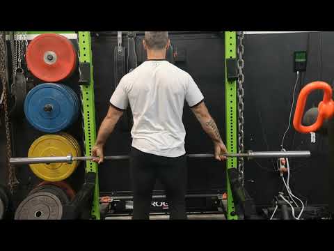 Snatch Grip  Barbell Shrug