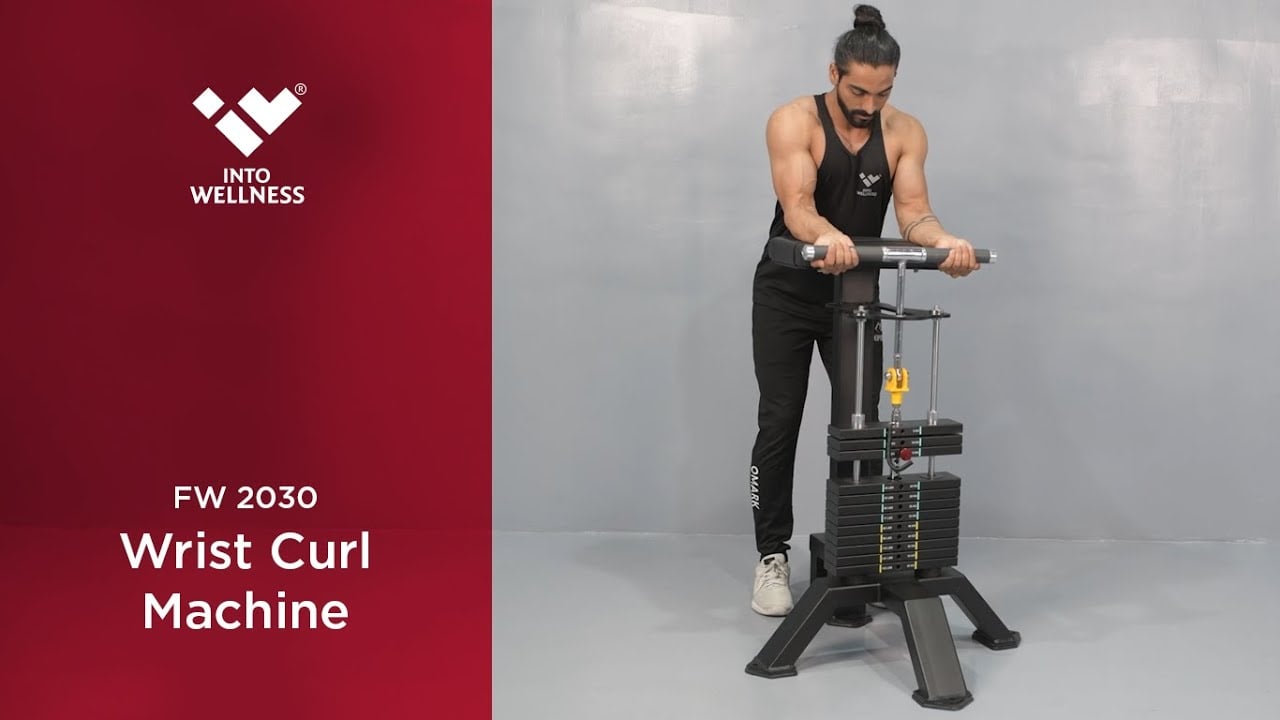 Forearm Muscles? Build them Using FW 2030 Wrist Curl Machine by Into Wellness/Realleader USA