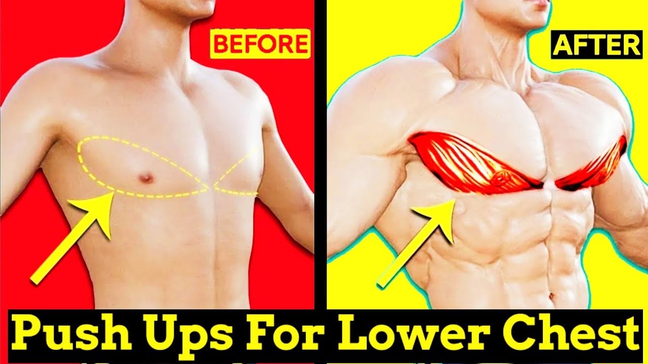 Best Push-Ups For Lower Chest That You Should Do At Home