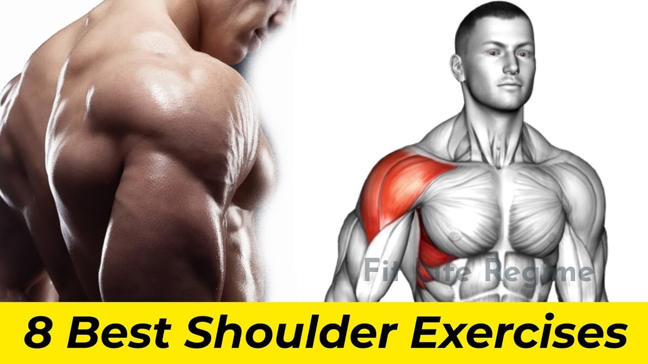 8 Best Shoulder Exercises to Build Bigger Shoulder | Shoulder ki Exercise