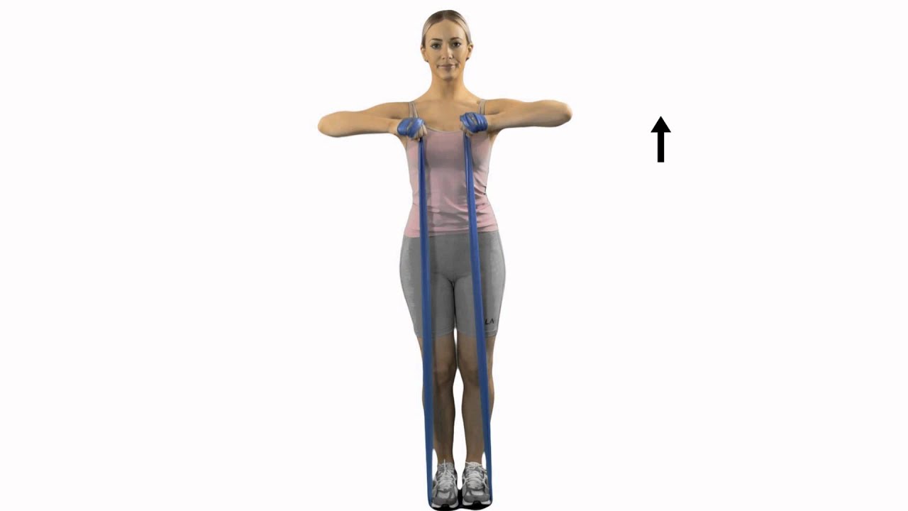 How to do an upright row with a band
