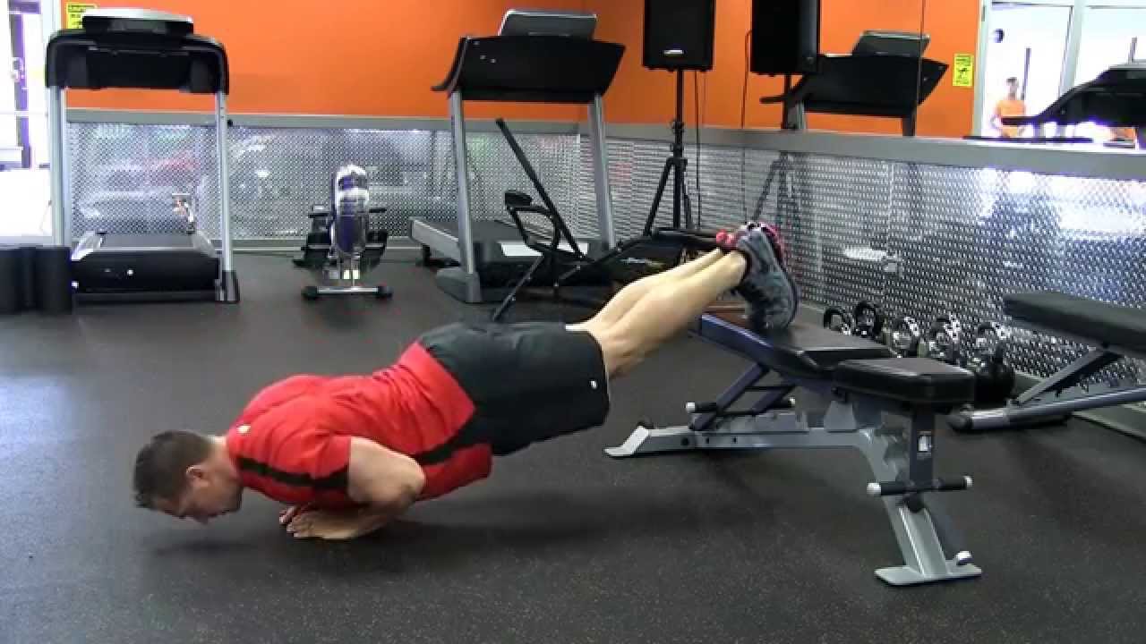 Decline Diamond Push Up