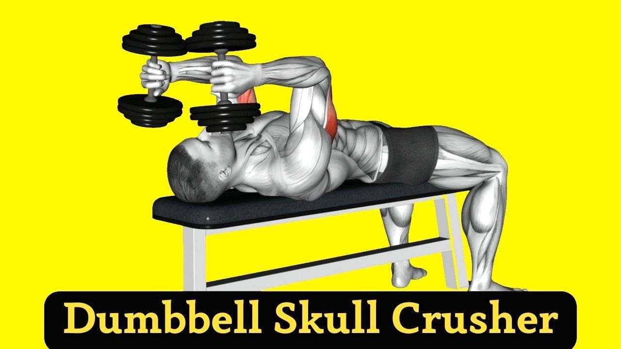 Dumbbell Skull Crusher: How To Do, Form and Variations