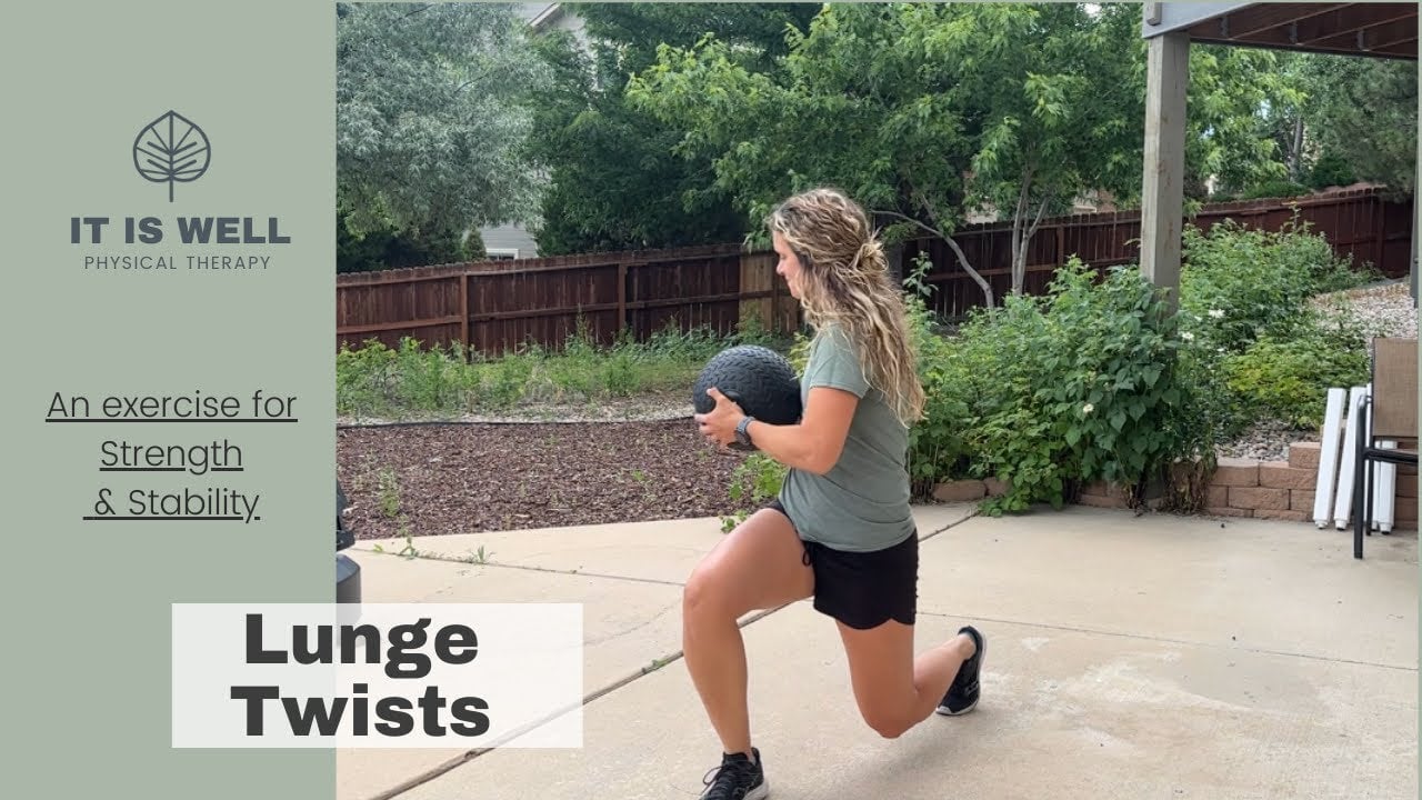 Walking Lunge with a Twist