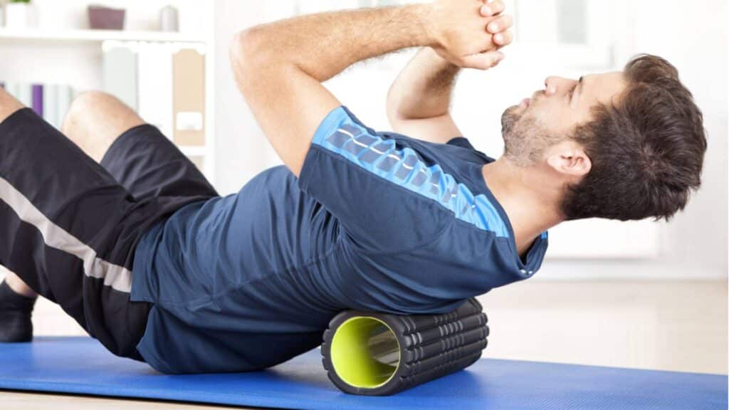 Upper back Thoracic Spine foam roller