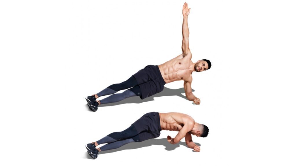 Side Plank and Rotate