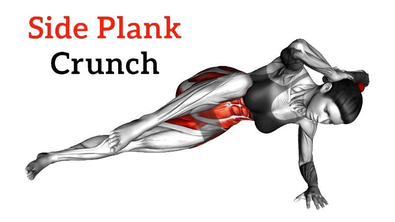 Lot Gedateerd Ingrijpen Side Plank Crunch: Muscles Worked, Benefits, Tips, Alternate