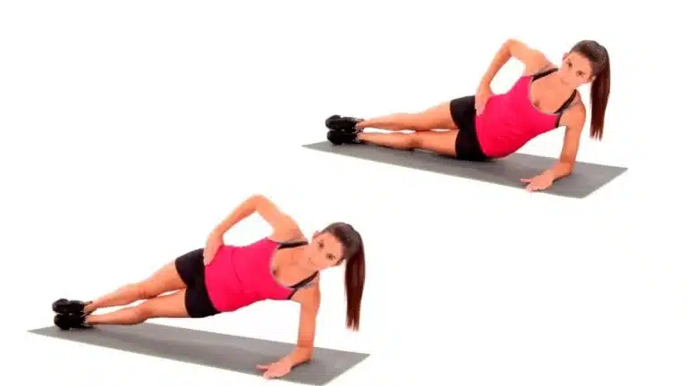 Side Plank Dips