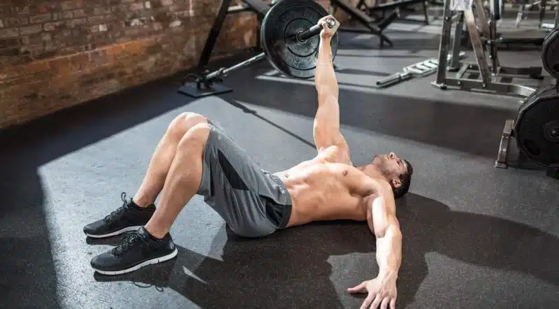 One Arm Floor Landmine Press