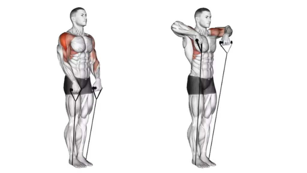 Resistance Band Upright Row