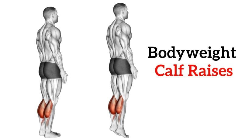 Calf workout no equipment hot sale