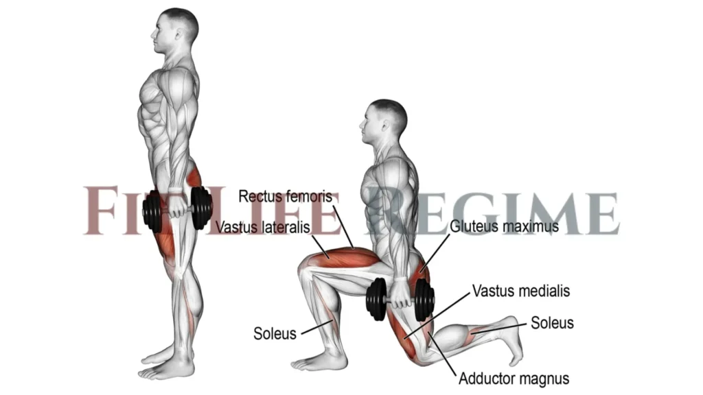 Dumbbell-Lunges