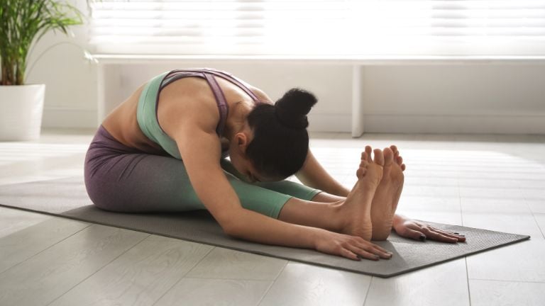 Seated Forward Bend Pose
