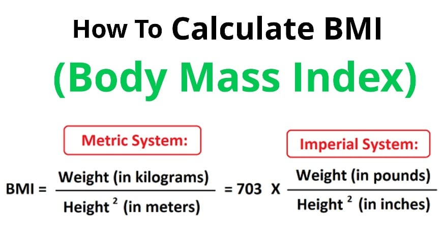 How To Calculate Body Mass Index, BMI
