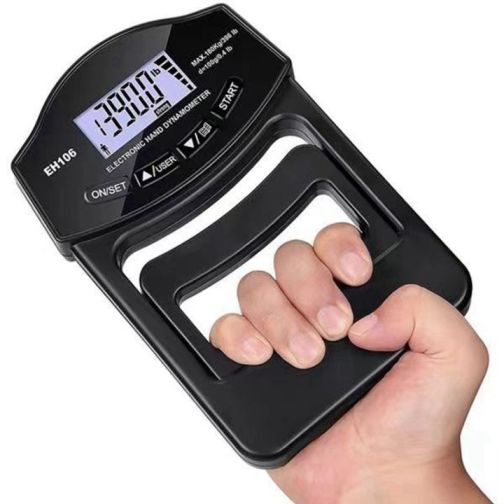 grip strength with a dynamometer