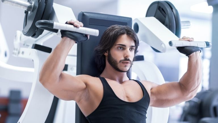 Gym Machine Shoulder Workout