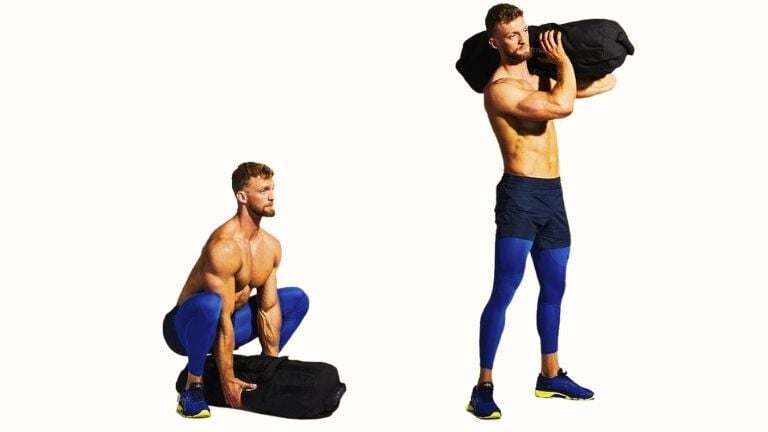 Sandbag leg online raises