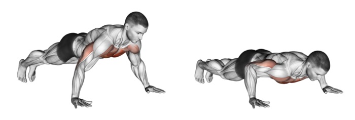 Band Wide Grip Push Up