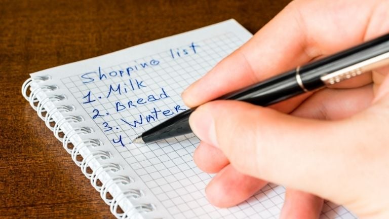 Create A Grocery List