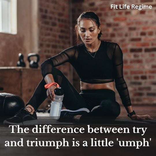 Woman Fitness Quote