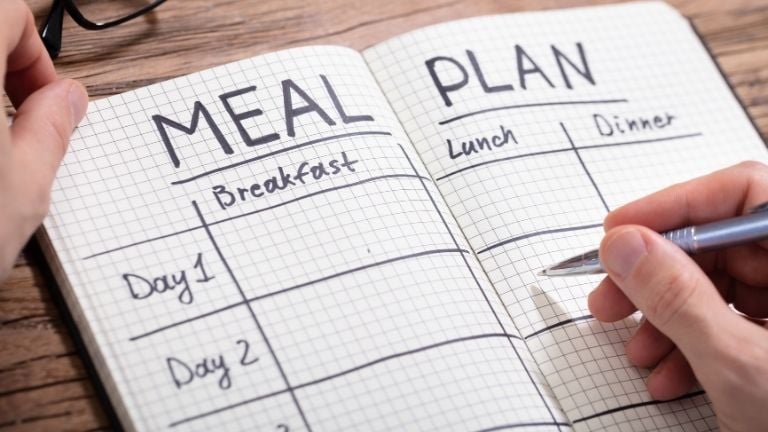 Plan Your Meals to manage weight
