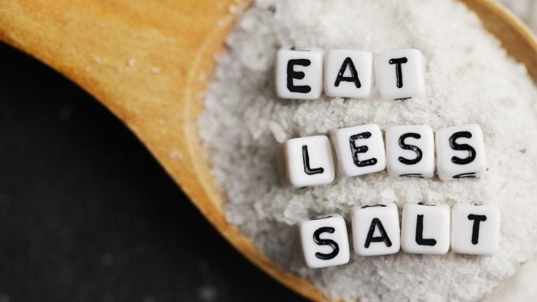 Reduce sodium intake to shed excess fat