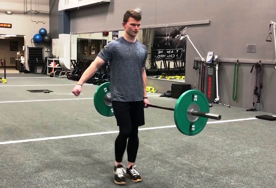 Barbell Suitcase Carry