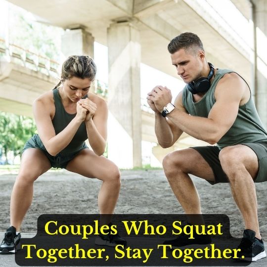Humorous Gym Couple Captions
