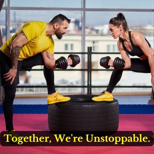 Quotes For Gym Couple Captions