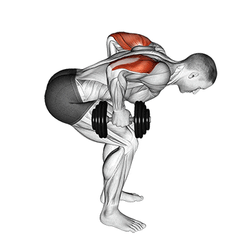 Two-Arm Dumbbell Standing Kickback
