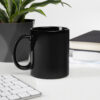 Black Glossy Fitness Mug - Image 2