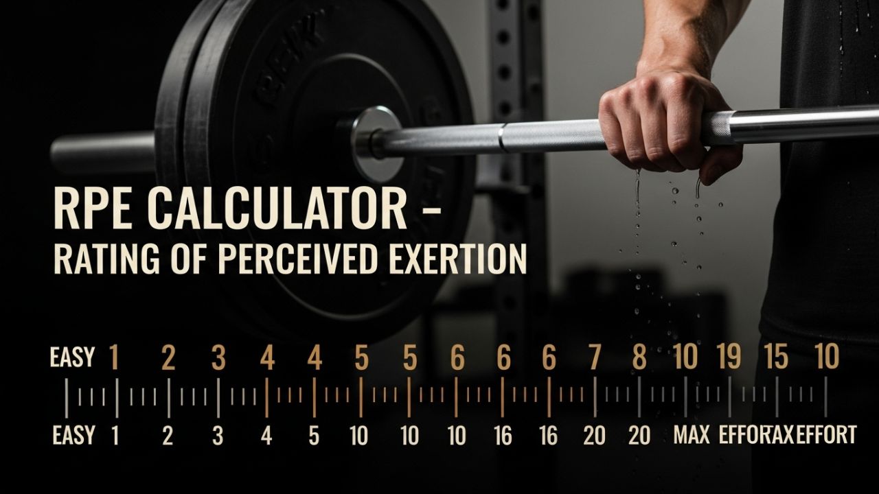 RPE Calculator Rating of Perceived Exertion