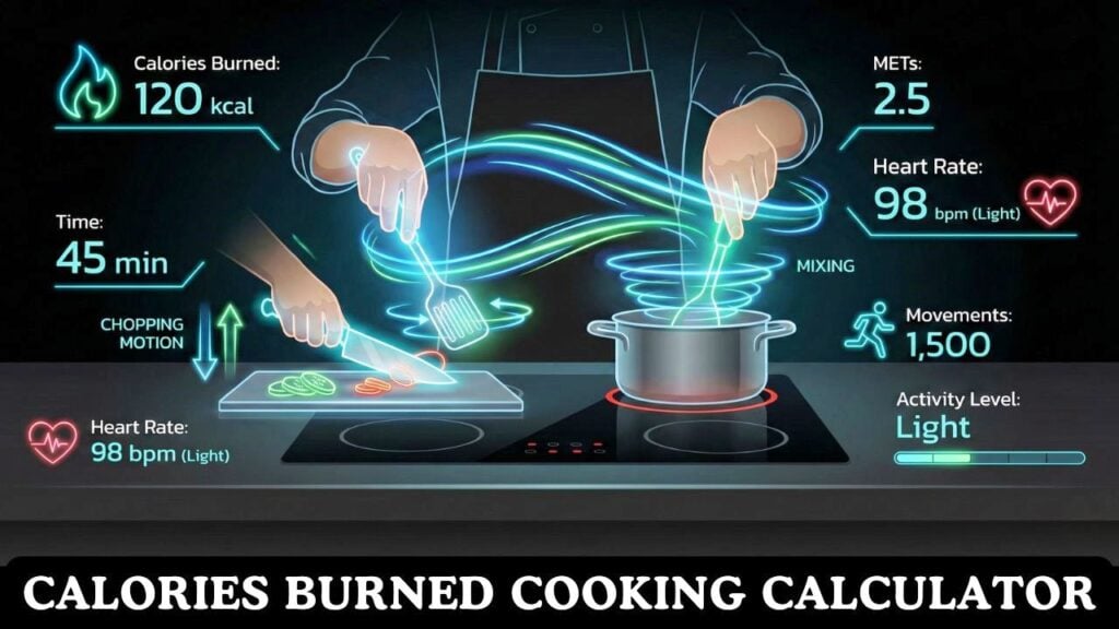 Calories Burned Cooking Calculator