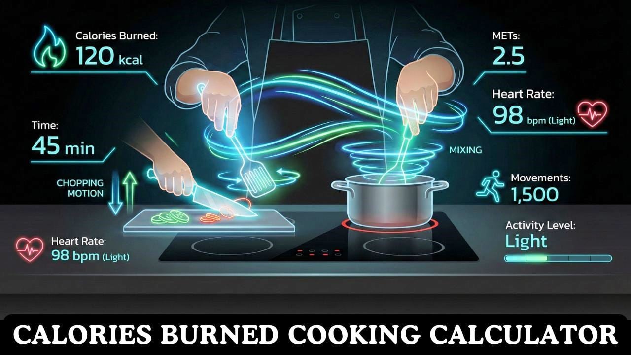Calories Burned Cooking Calculator