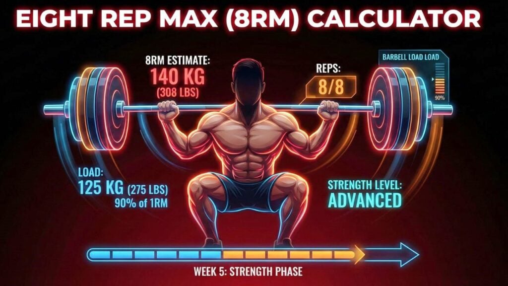 Eight Rep Max (8RM) Calculator