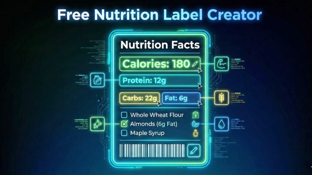 Free Nutrition Label Creator