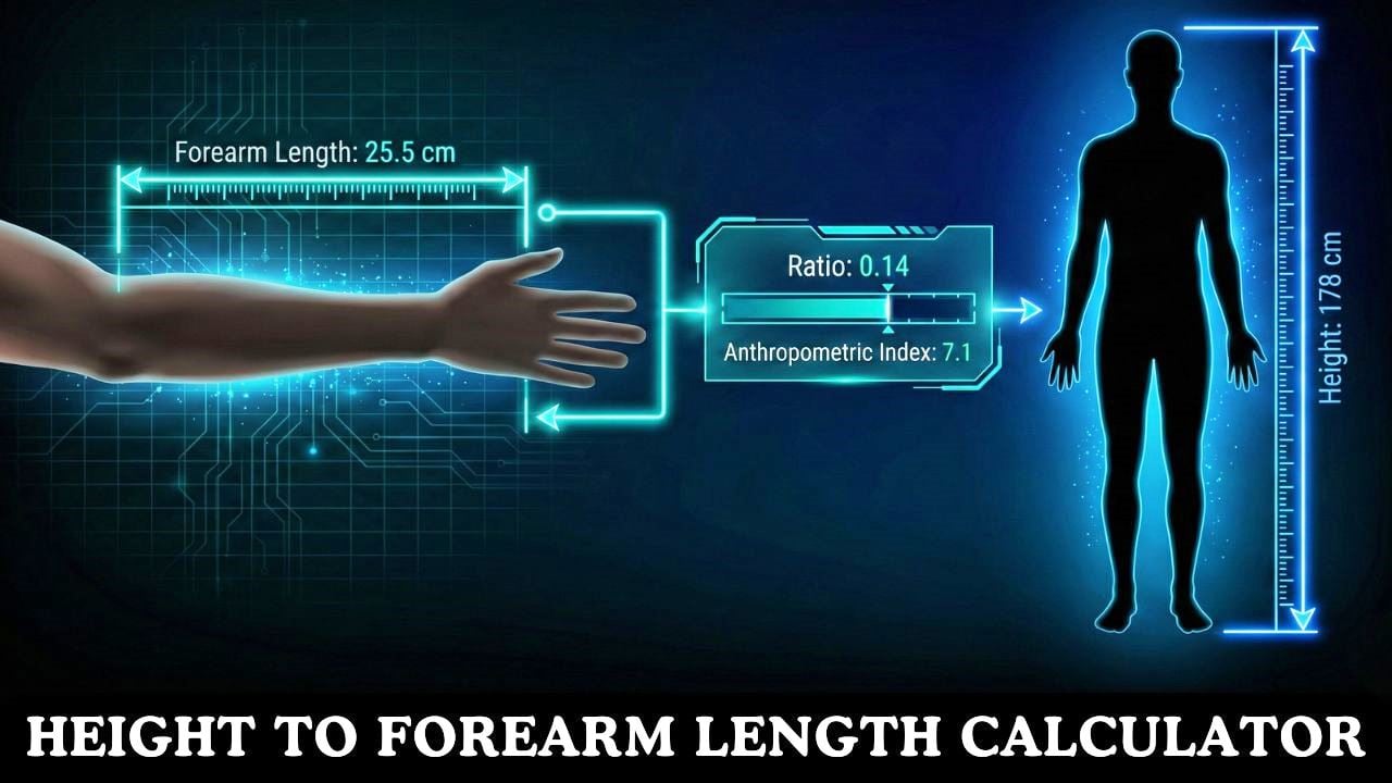 Height to Forearm Length Calculator
