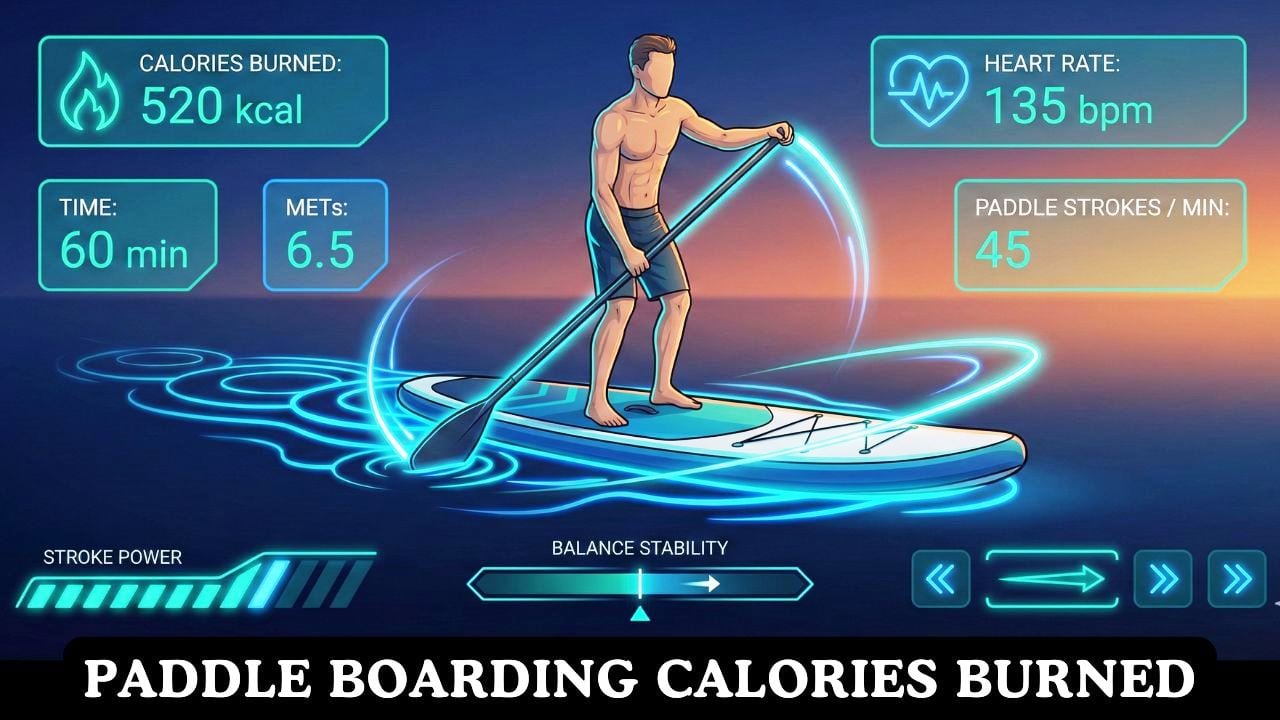 Paddle Boarding Calories Burned Calculator