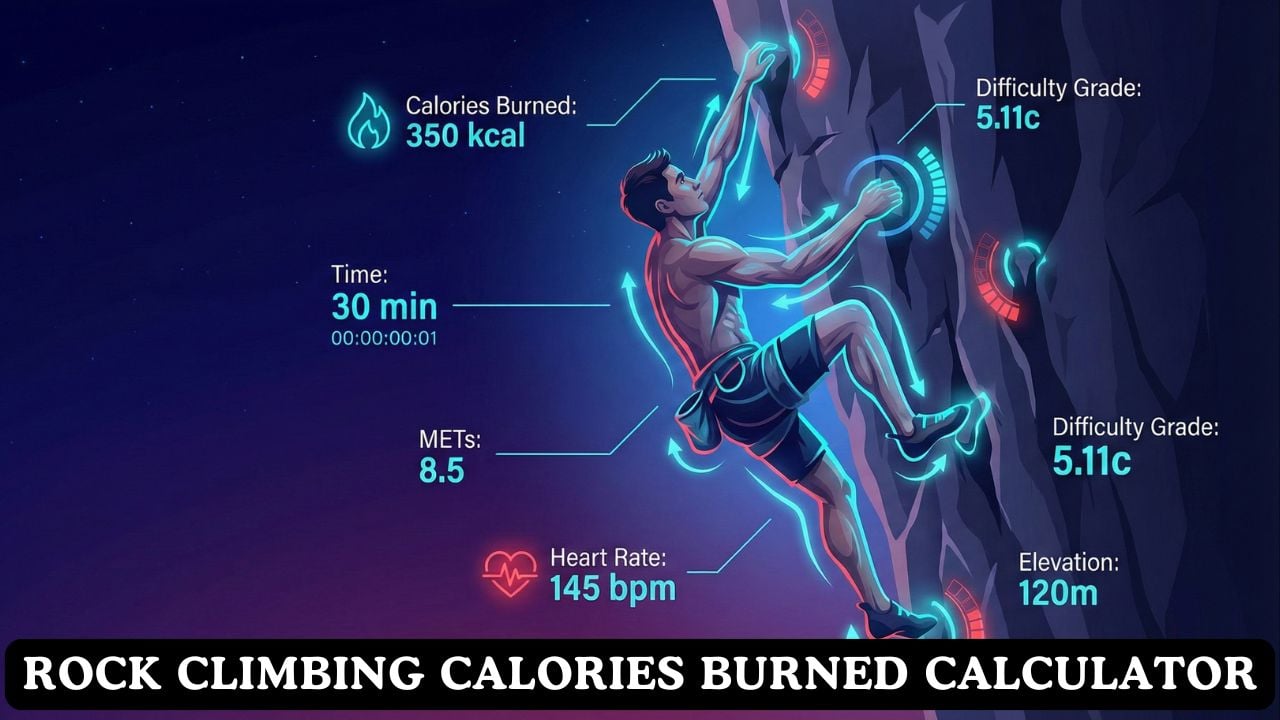 Rock Climbing Calories Burned Calculator