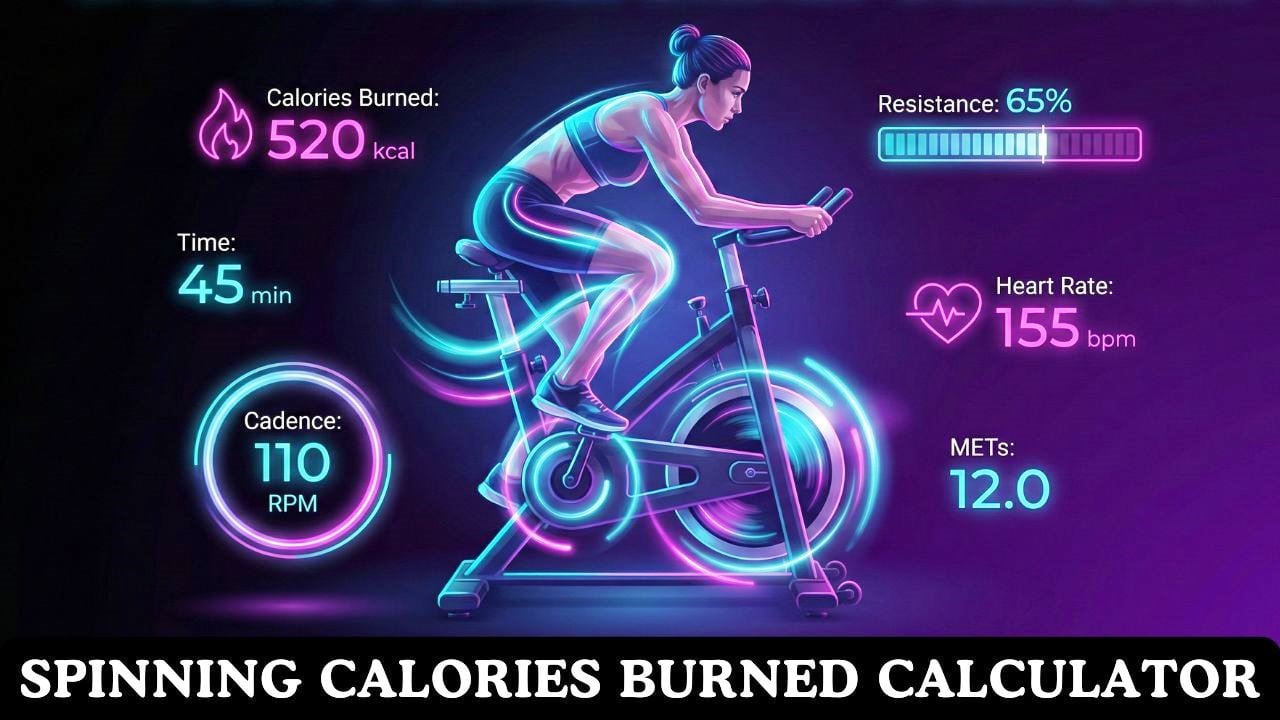 Spinning Calories Burned Calculator