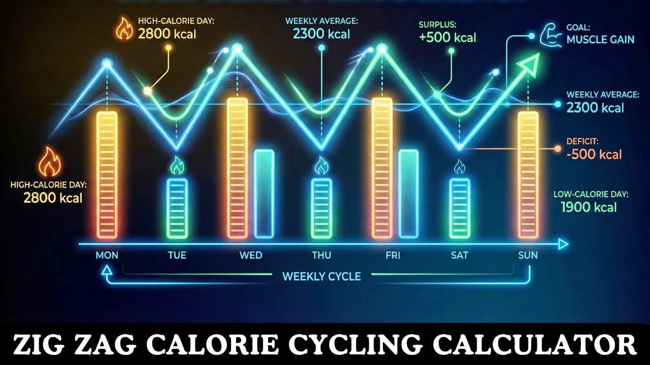 Zig Zag Calorie Cycling Calculator